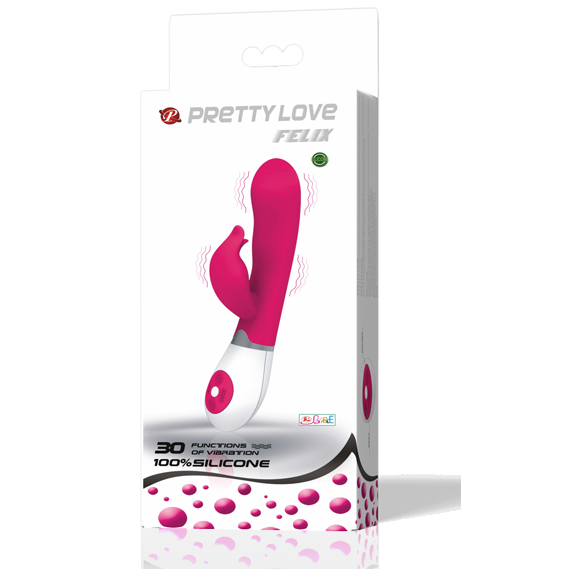 PRETTY LOVE - FLIRTATIEVIBRATOR MET FELIX STIMULATOR