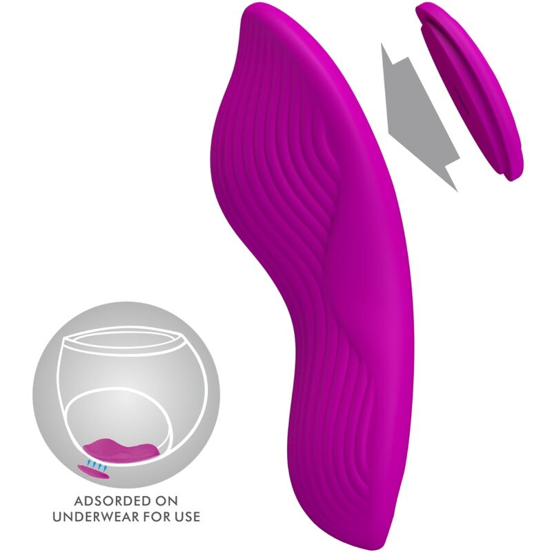 PRETTY LOVE - ROMARIO LAY-ON CLITORALE STIMULATOR AFSTANDSBEDIENING ROZE