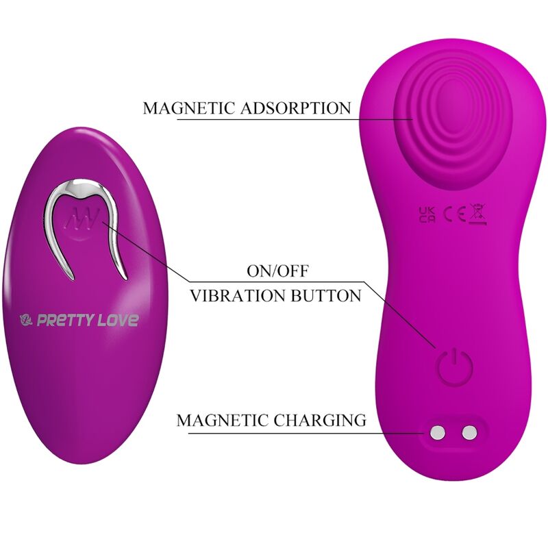 PRETTY LOVE - ROMARIO LAY-ON CLITORALE STIMULATOR AFSTANDSBEDIENING ROZE