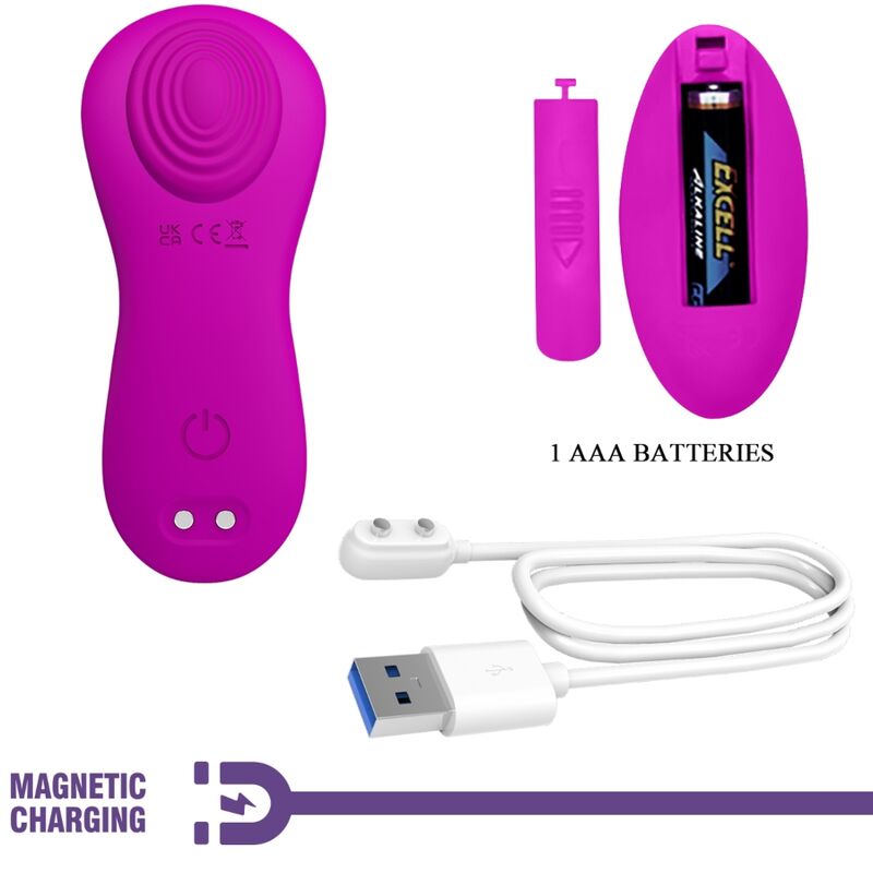 PRETTY LOVE - ROMARIO LAY-ON CLITORALE STIMULATOR AFSTANDSBEDIENING ROZE