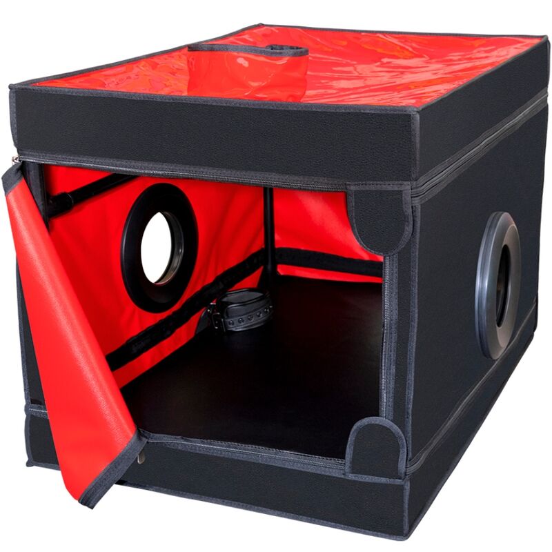 SECRET DOME - KINK CLUB LA NICHE BLACK &amp; RED BOOTH