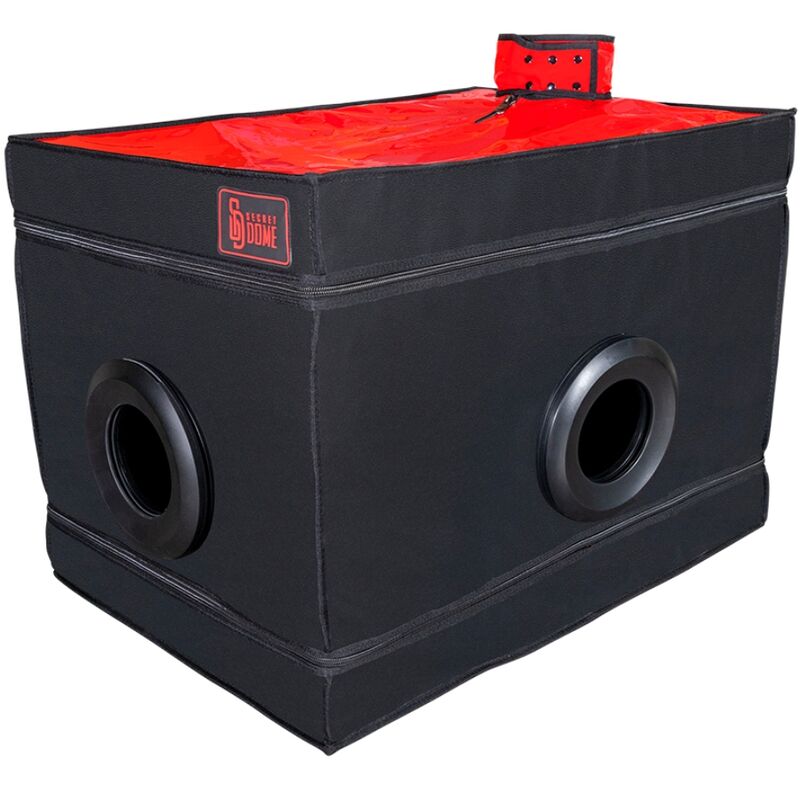 SECRET DOME - KINK CLUB LA NICHE BLACK &amp; RED BOOTH