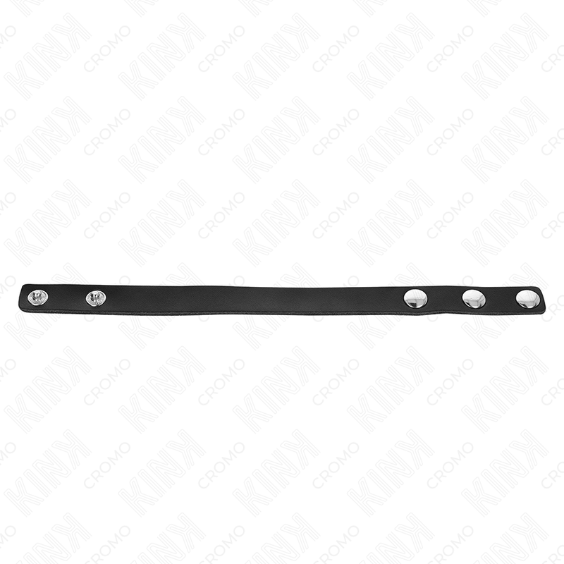 KINK - LEDEREN PENISRING MET KLIKSLUITING 21,5 X 1,5 CM