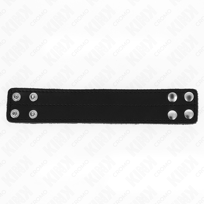 KINK - LEDEREN PENISRING MET KLOPSLUITING 18,5 X 3,3 CM