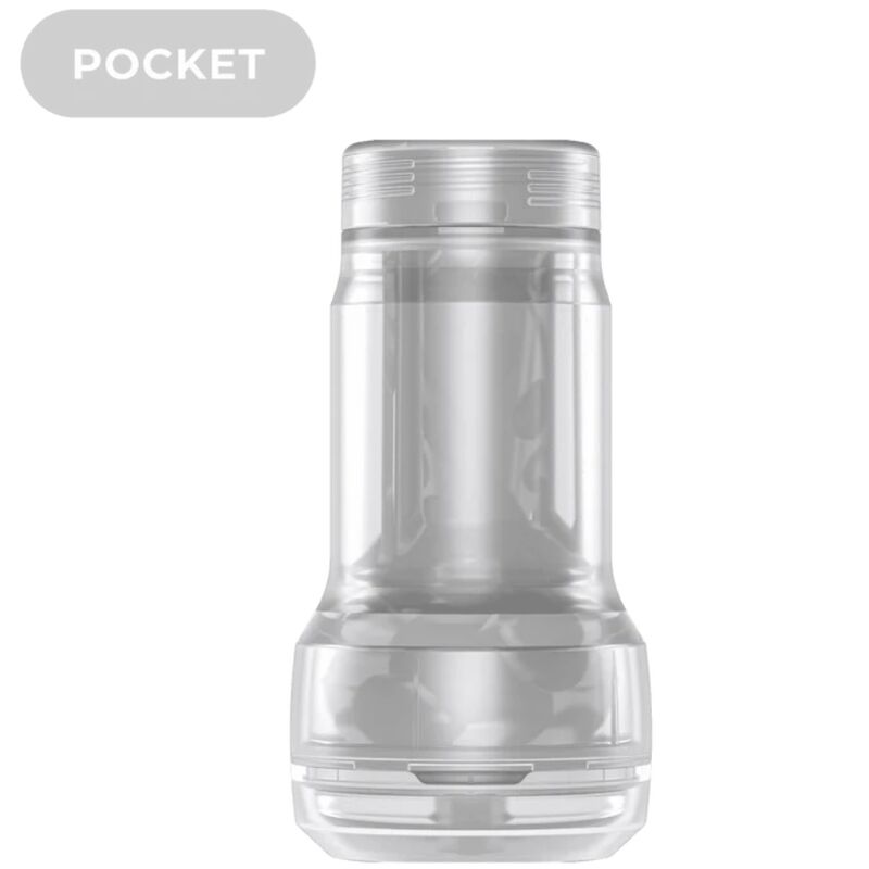 KIIROO - FEEL POCKET STROKER CRYSTAL VAN KIIROO TRANSPARANT