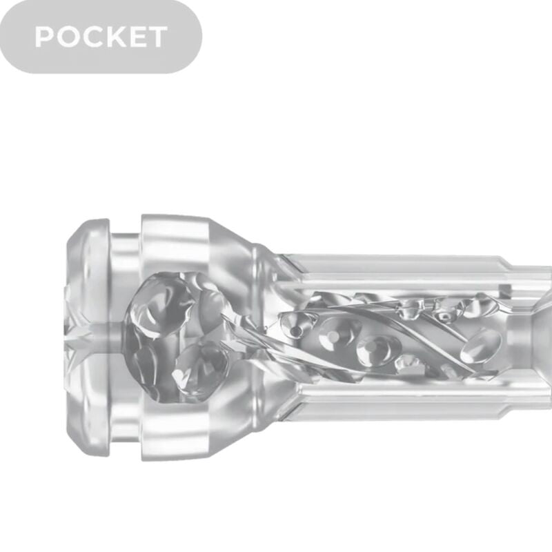 KIIROO - FEEL POCKET STROKER CRYSTAL VAN KIIROO TRANSPARANT