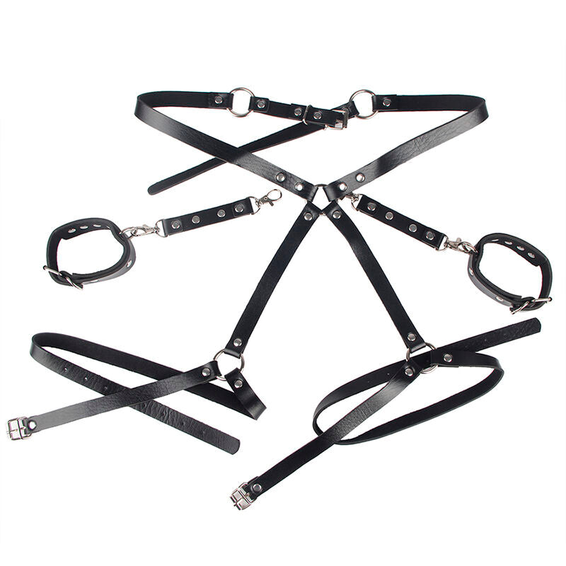 SUBBLIME - 953690 ZWARTE BONDAGE RIEM HANDBOEIEN ONE SIZE