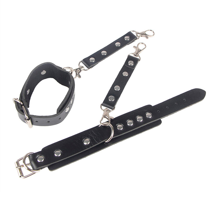 SUBBLIME - 953690 ZWARTE BONDAGE RIEM HANDBOEIEN ONE SIZE