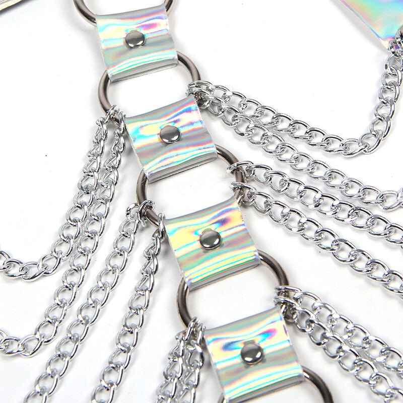 SUBBLIME - 953737 BORSTTUIG MET RINGEN EN KETTINGEN ZILVER ONE SIZE