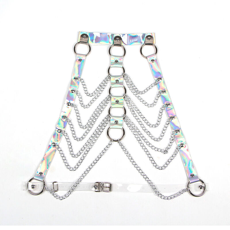SUBBLIME - 953737 BORSTTUIG MET RINGEN EN KETTINGEN ZILVER ONE SIZE