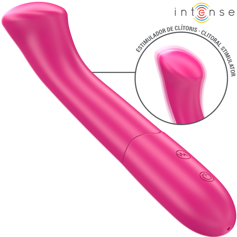 INTENSE - PATY VIBRATOR 19 CM FLEXIBEL 10 VIBRATIES MODEL 2 ROZE
