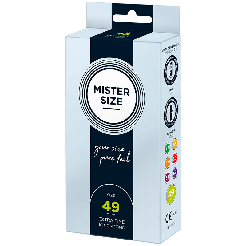 MISTER SIZE - CONDOOMS MAAT S 49 MM (10 STUKS)