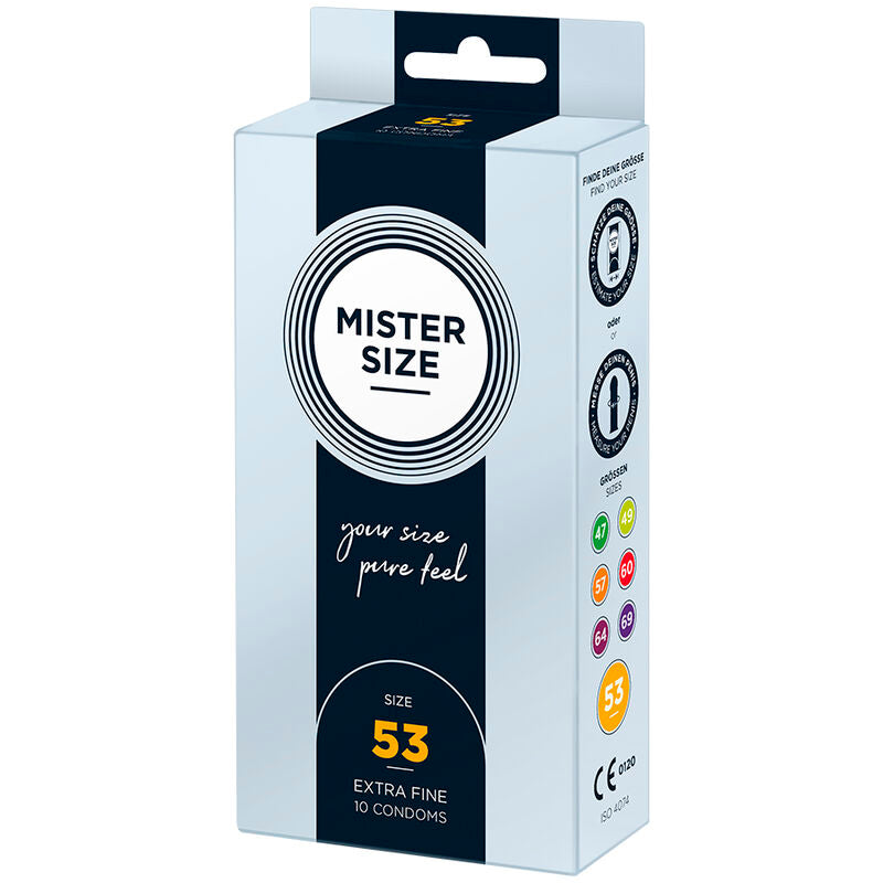 MISTER SIZE - CONDOOMS MAAT M 53 MM (10 STUKS)