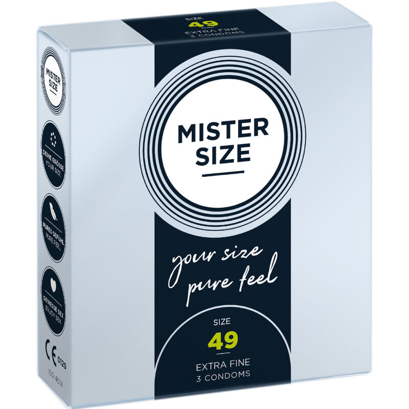 MISTER SIZE - CONDOOMS MAAT S 49 MM (3 STUKS)