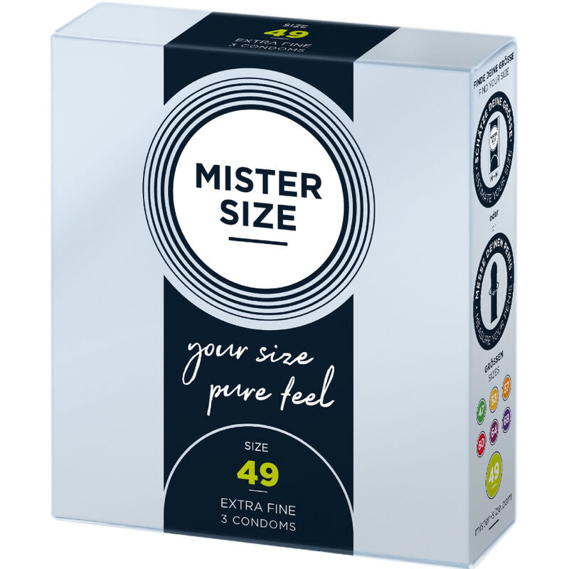 MISTER SIZE - CONDOOMS MAAT S 49 MM (3 STUKS)