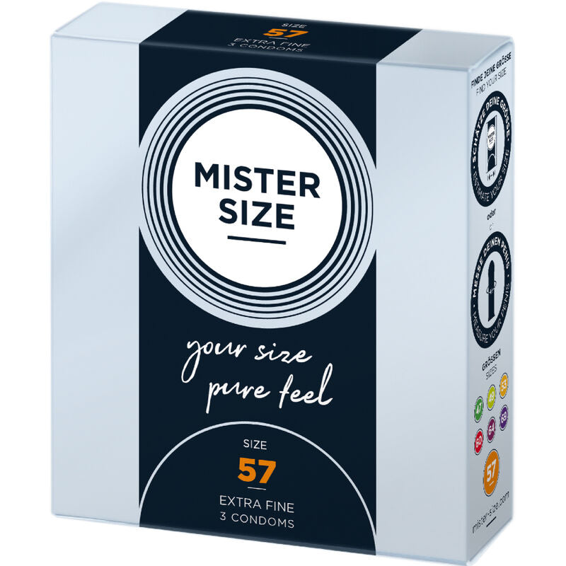 MISTER SIZE - CONDOOMS MAAT L 57 MM (3 STUKS)