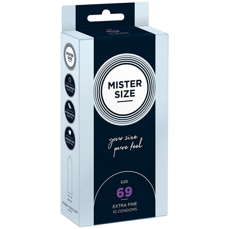 MISTER SIZE - CONDOOMS MAAT XXXL 69 MM (10 STUKS)