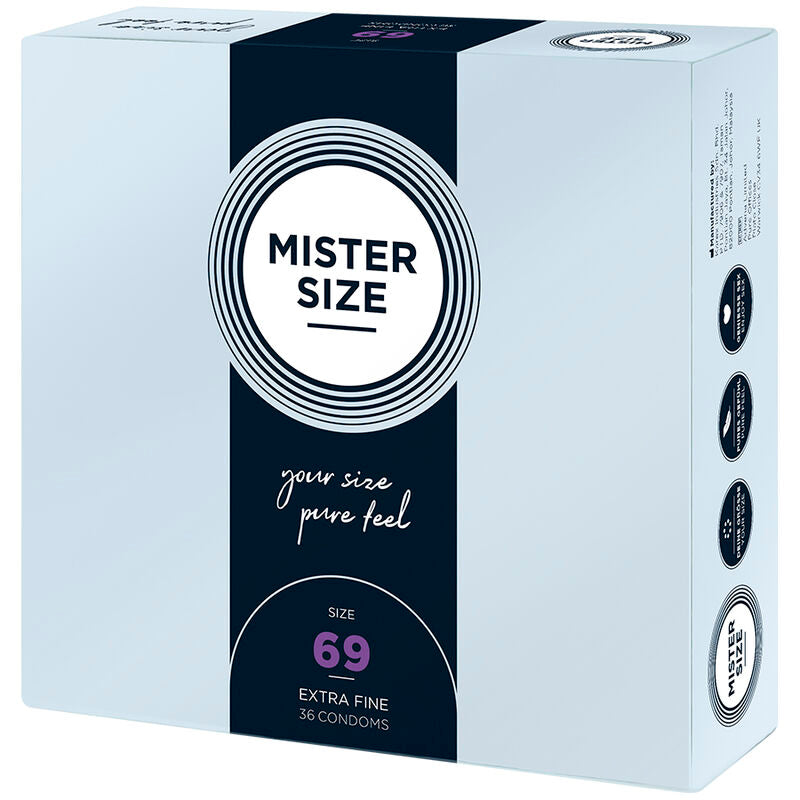 MISTER SIZE - CONDOOMS MAAT XXXL 69 MM (36 STUKS)