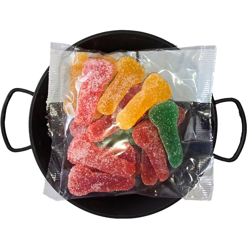 Spicy Devil - Kauwbare suikersnoepjes in de vorm van een penis, verschillende smaken