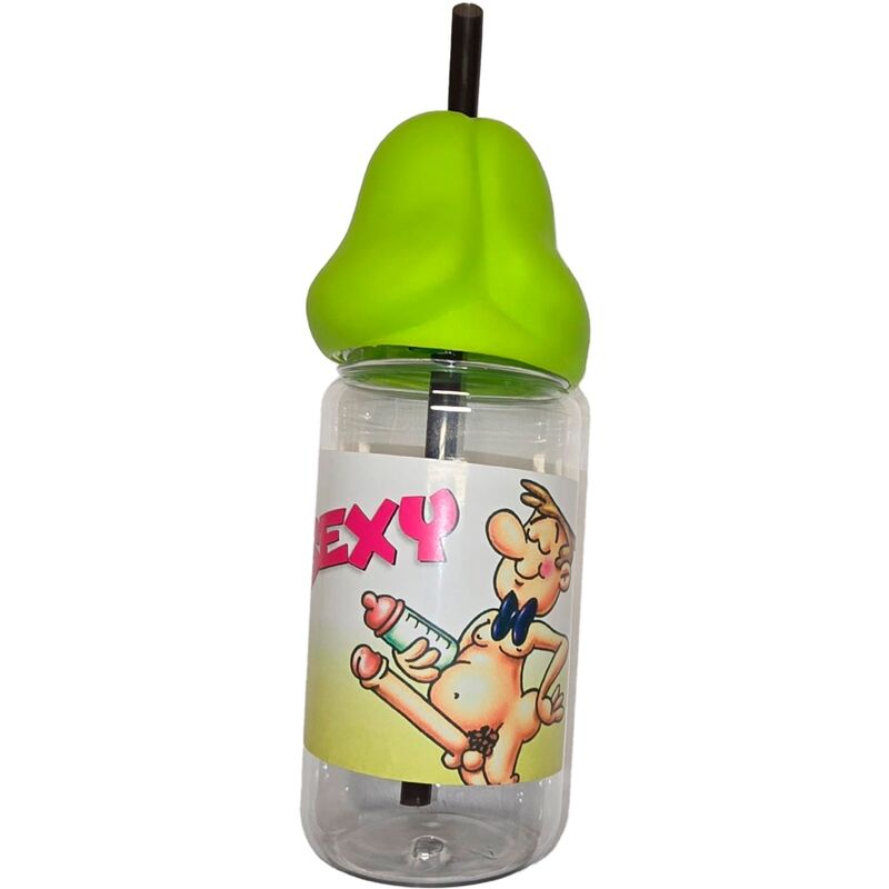 Spicy Devil - Penisvormige babyfles 360 ml groen