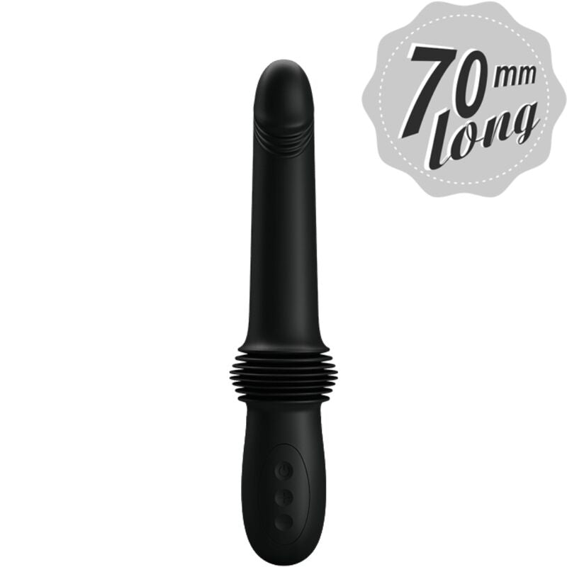 PRETTY LOVE - PAZUZU VIBRATOR 3 DRUKSTANDEN ZWART
