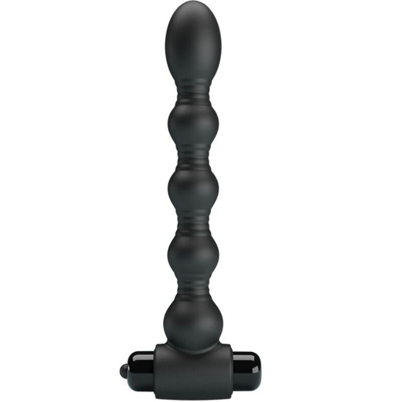 PRETTY LOVE - LYNN PLUG ANAAL SILICONEN 10 VIBRATIES ZWART