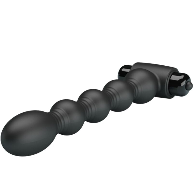 PRETTY LOVE - LYNN PLUG ANAAL SILICONEN 10 VIBRATIES ZWART