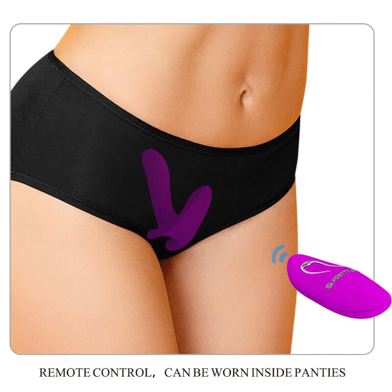PRETTY LOVE - MASSAGER &amp; VIBRATOR 12 VIBRATIES AFSTANDSBEDIENING PAARS
