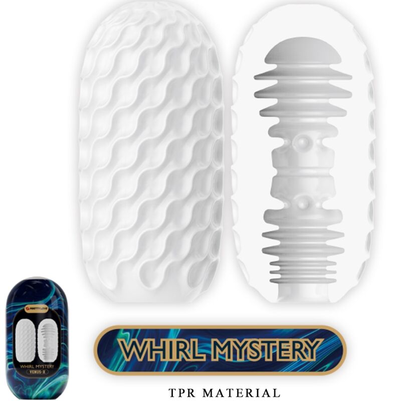 PRETTY LOVE - VENUS X 15 WITTE SILICONEN MANNELIJKE MASTURBATORS
