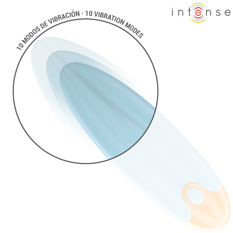 INTENSE - MIKE BULLET VIBRATOR 10 VIBRATIES BLAUW