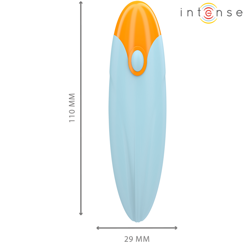 INTENSE - MIKE BULLET VIBRATOR 10 VIBRATIES BLAUW