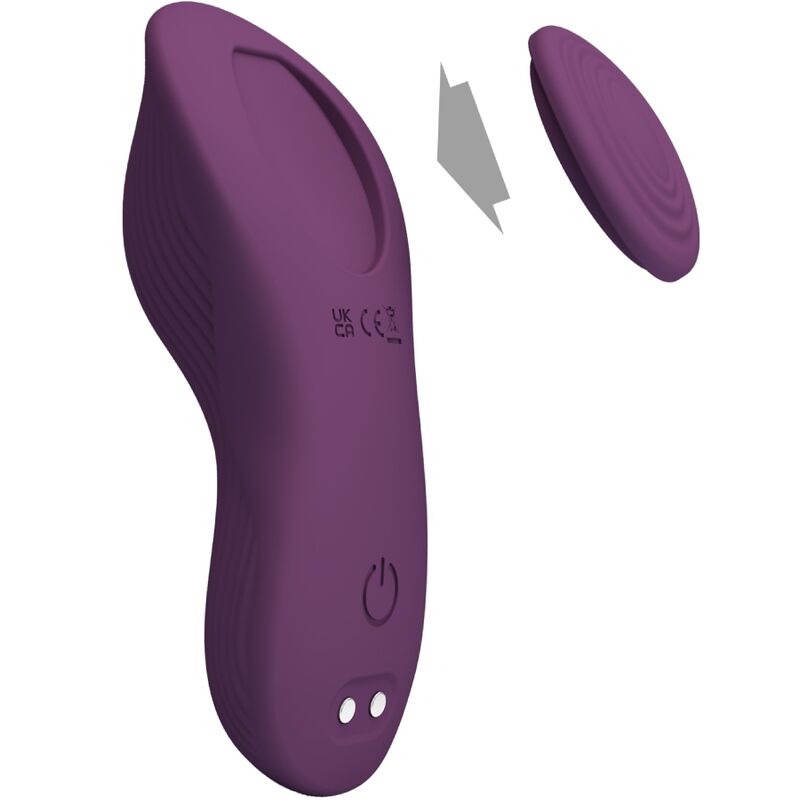PRETTY LOVE - LAY-ON CLITORALE MASSAGER MET 10 VIBRATIES EN AFSTANDSBEDIENING - PAARS