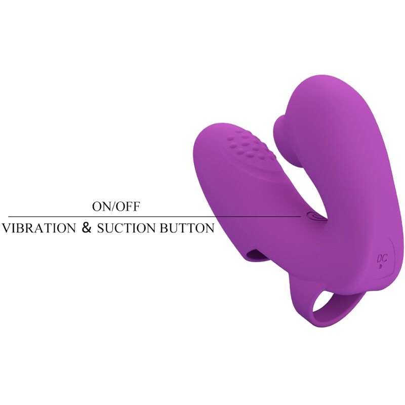 PRETTY LOVE - ATHENA VINGERVIBRATOR MET CLITORALE STIMULATOR PAARS