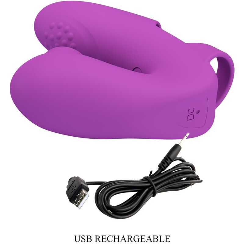 PRETTY LOVE - ATHENA VINGERVIBRATOR MET CLITORALE STIMULATOR PAARS