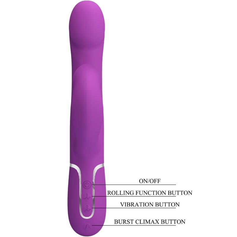 PRETTY LOVE - 4-IN-1 MULTIFUNCTIONELE VIBRATOR &amp; STIMULATOR PAARS
