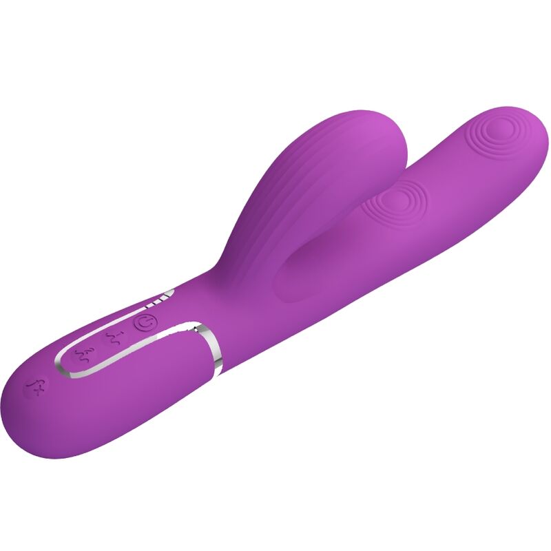PRETTY LOVE - PERLITA 3-IN-1 MULTIFUNCTIONELE KONIJN VIBRATOR PAARS