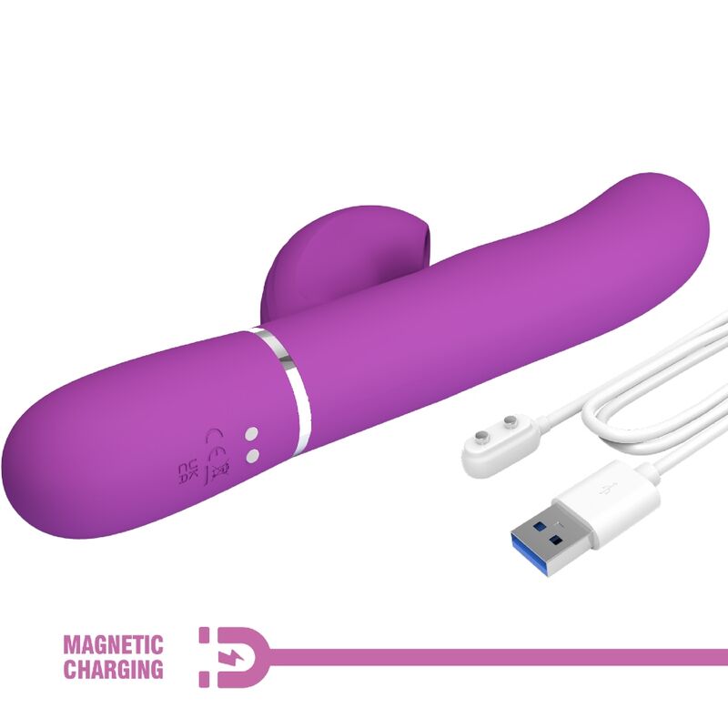 PRETTY LOVE - PERLITA 3-IN-1 MULTIFUNCTIONELE KONIJN VIBRATOR PAARS