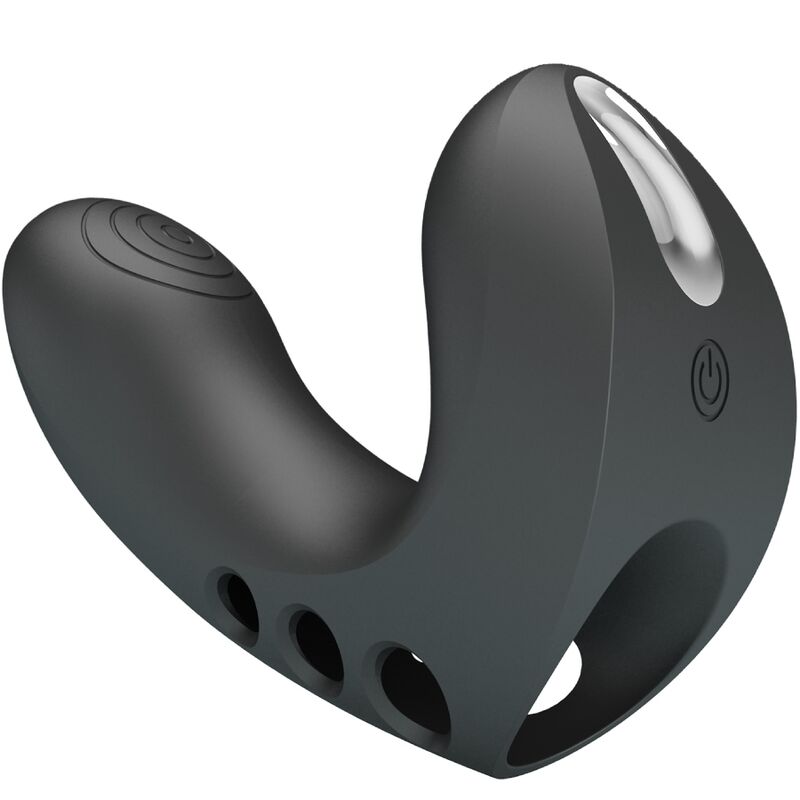 PRETTY LOVE - CAMELLIA VINGERVIBRATOR 7 VIBRATIES ZWART