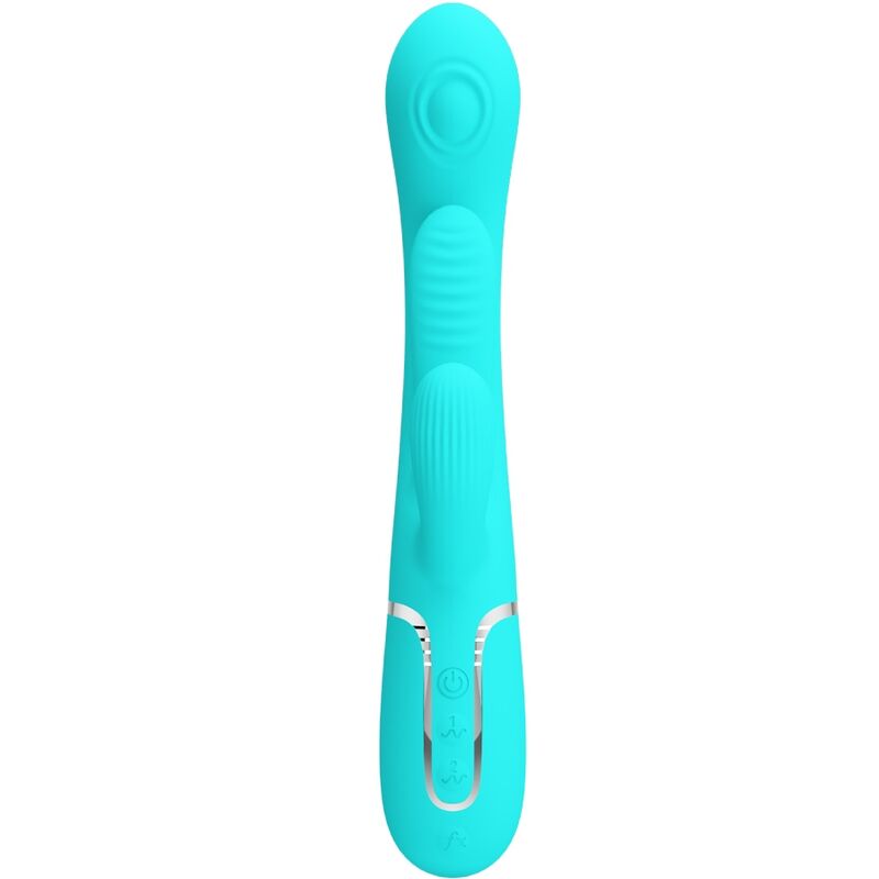 PRETTY LOVE - SHANIA TRIPLE RABBIT MULTIFUNCTIONELE VIBRATOR 3 IN 1