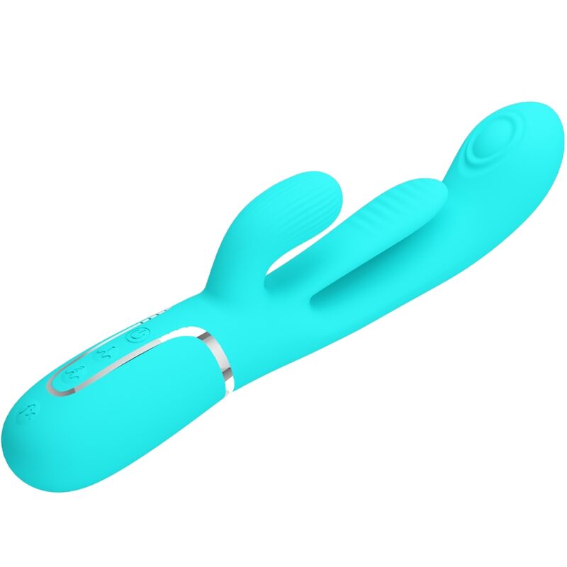 PRETTY LOVE - SHANIA TRIPLE RABBIT MULTIFUNCTIONELE VIBRATOR 3 IN 1