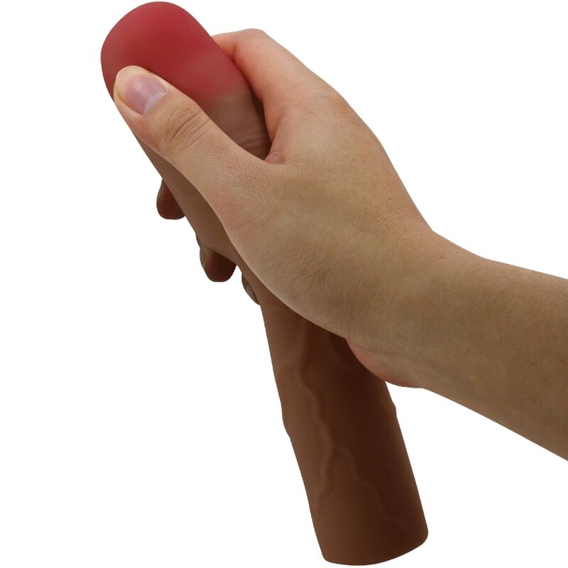 PRETTY LOVE - KYLIAN PENIS SLEEVE MET 7,6 CM VERLENGING MULATTO