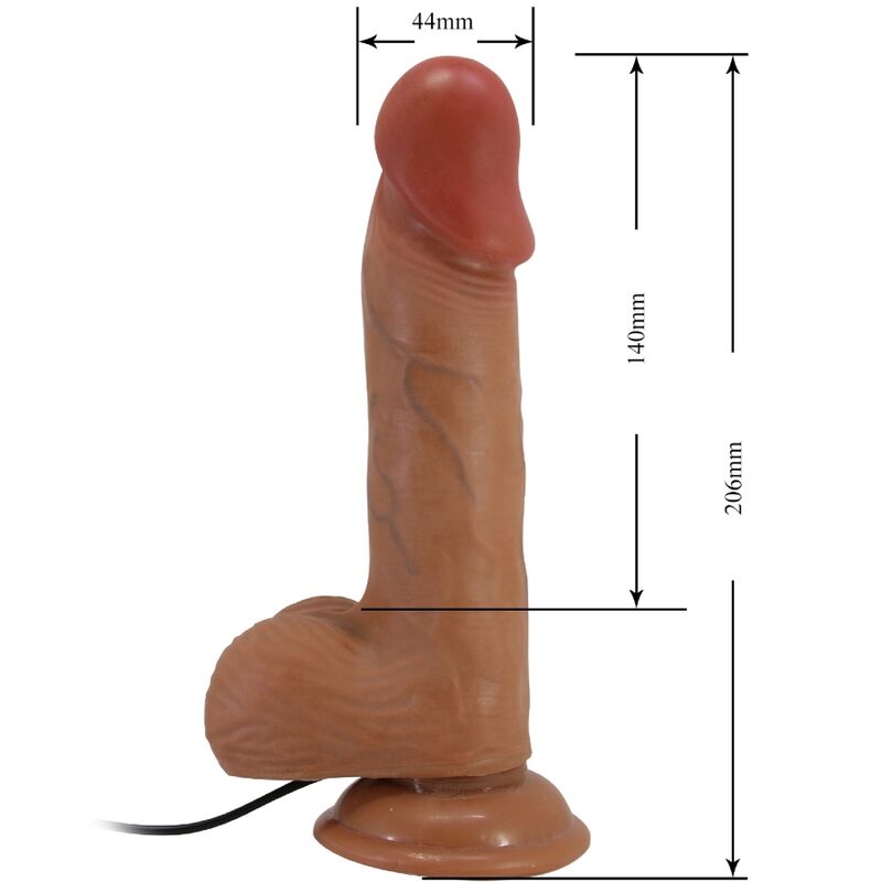 DANCE - CATOBLEPAS REALISTISCHE VIBRATOR 20.6 CM NATUURLIJKE AFSTANDSBEDIENING