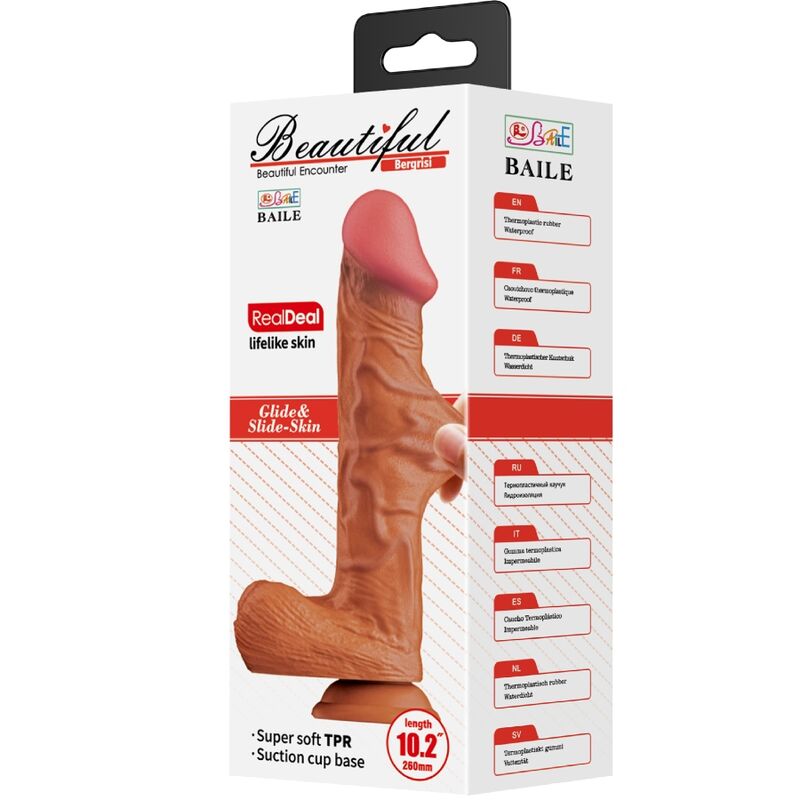 DANCE - BERGRISI REALISTISCHE DILDO 26 CM NATUURLIJK