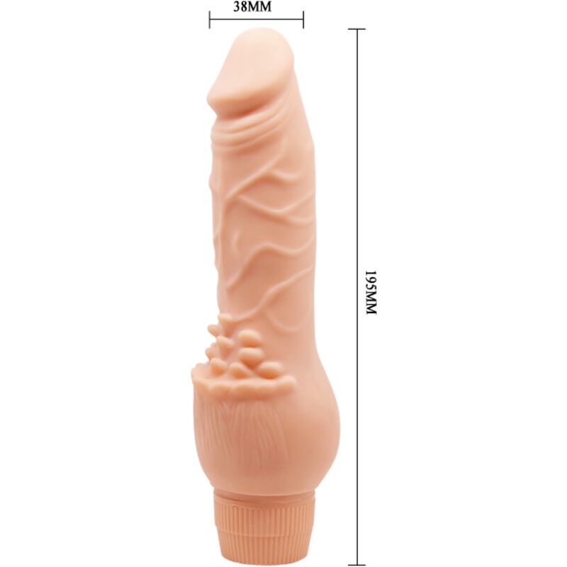 DANCE - BARBARA REALISTISCHE VIBRATOR 19,5 CM NATUURLIJK
