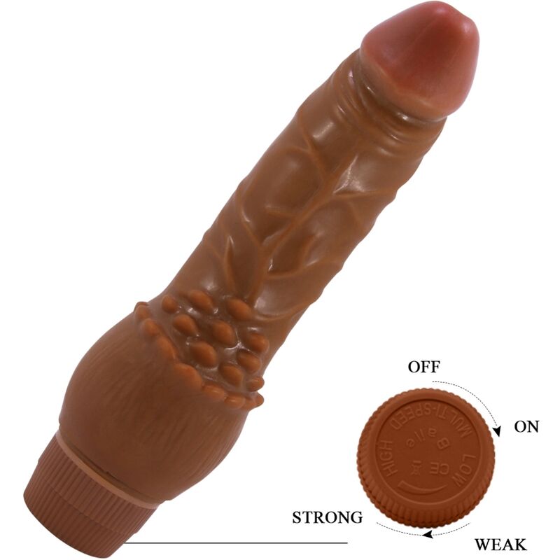 DANCE - BARBARA REALISTISCHE VIBRATOR 19,5 CM MULATO