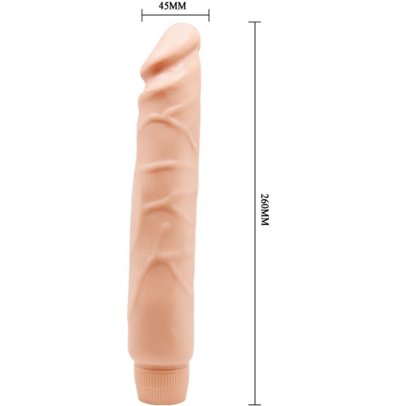 DANCE - REALISTISCHE VIBRATOR JACK 26 CM NATUURLIJK