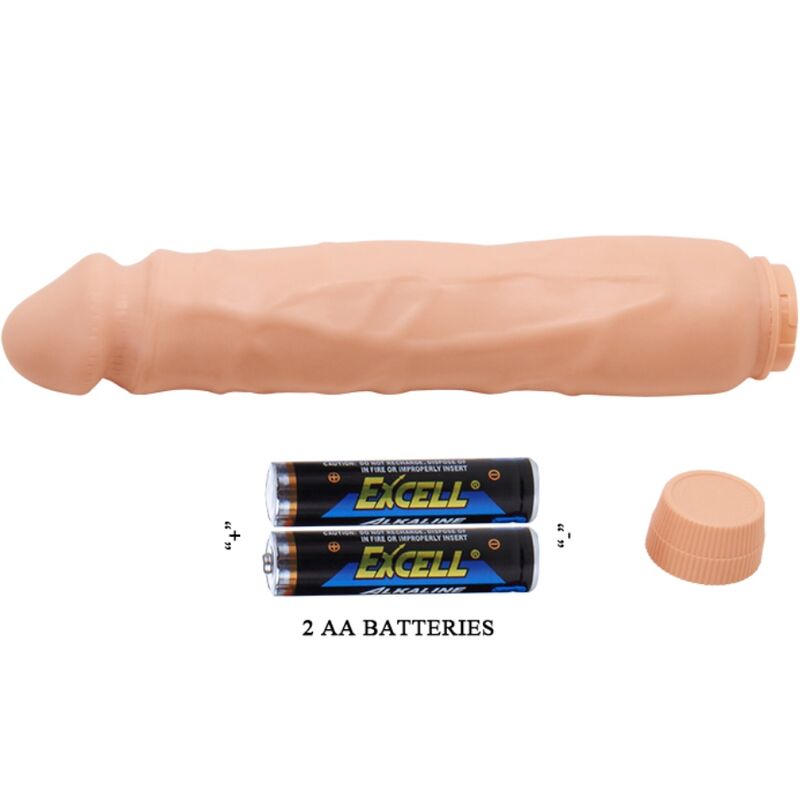 DANCE - REALISTISCHE VIBRATOR JACK 26 CM NATUURLIJK