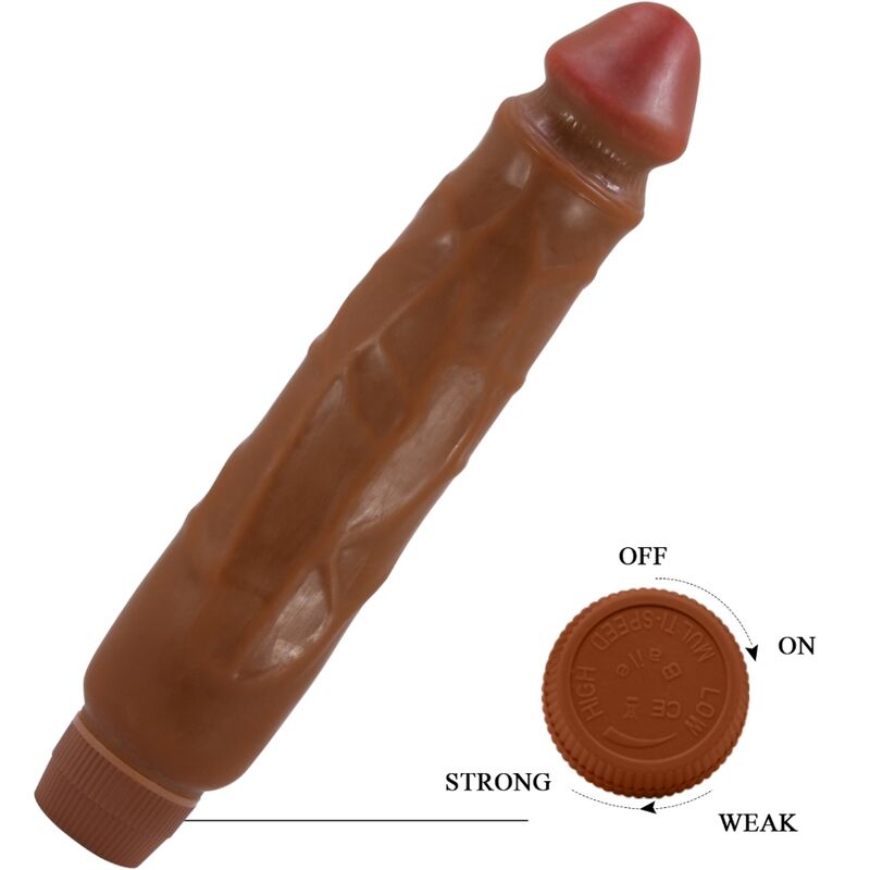 DANCE - REALISTISCHE VIBRATOR JACK 26 CM MULATO