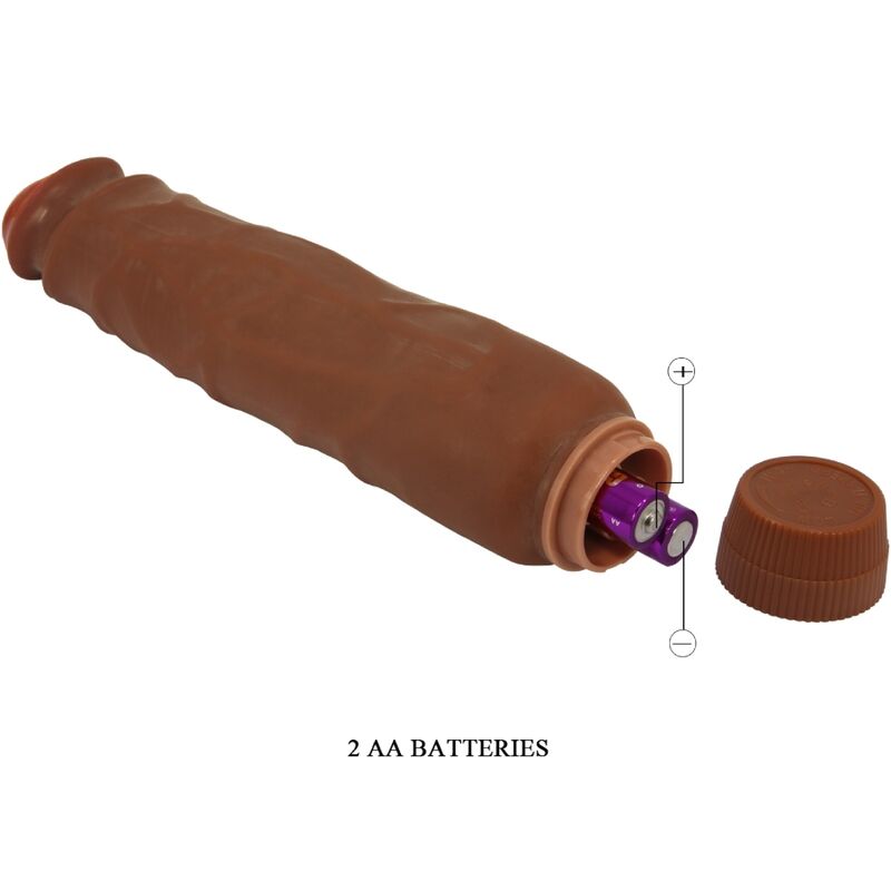 DANCE - REALISTISCHE VIBRATOR JACK 26 CM MULATO