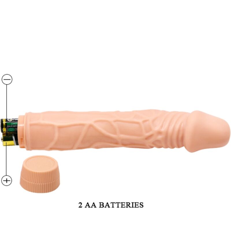 DANCE - REALISTISCHE VIBRATOR BOB 22,5 CM NATUURLIJK